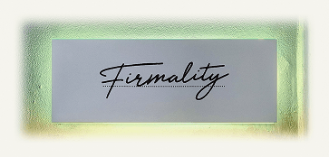 Firmality cedulka